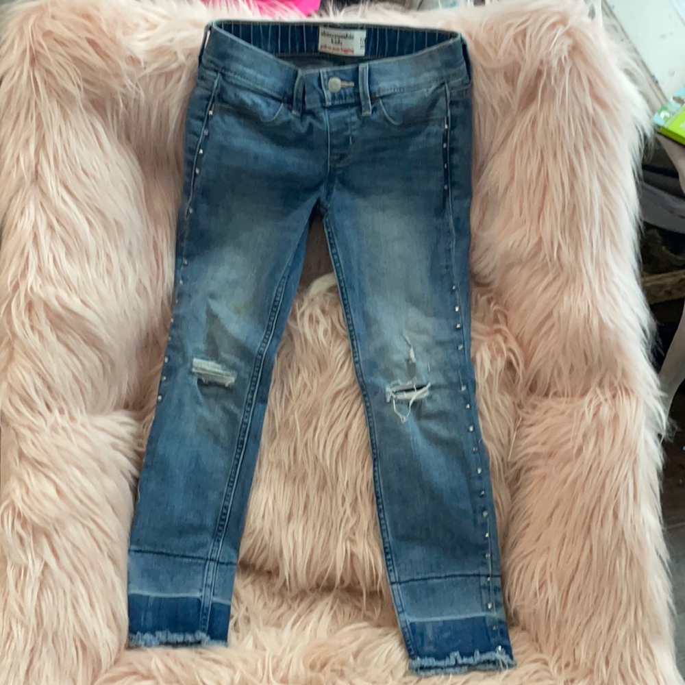 Abercrombie kids girls jean leggings sz7/8